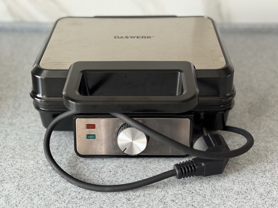 Вафельница Daswerk (1200W, тип электрогриль) — по выгодной цене, биг-В