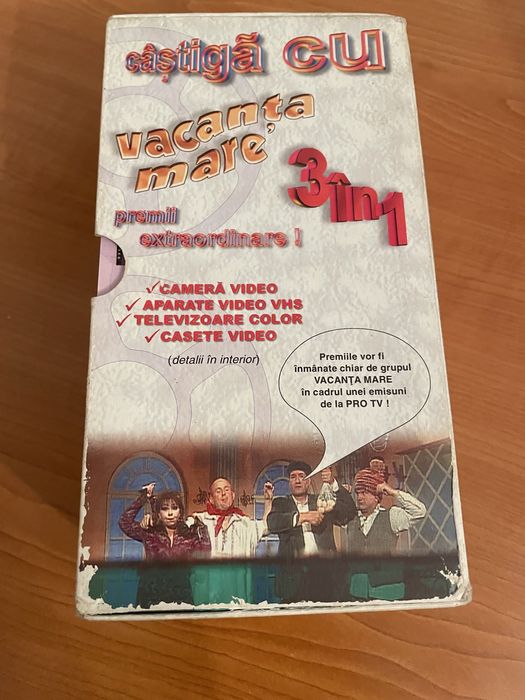 Vacanța Mare 3/1. Trei casete video.Vhs