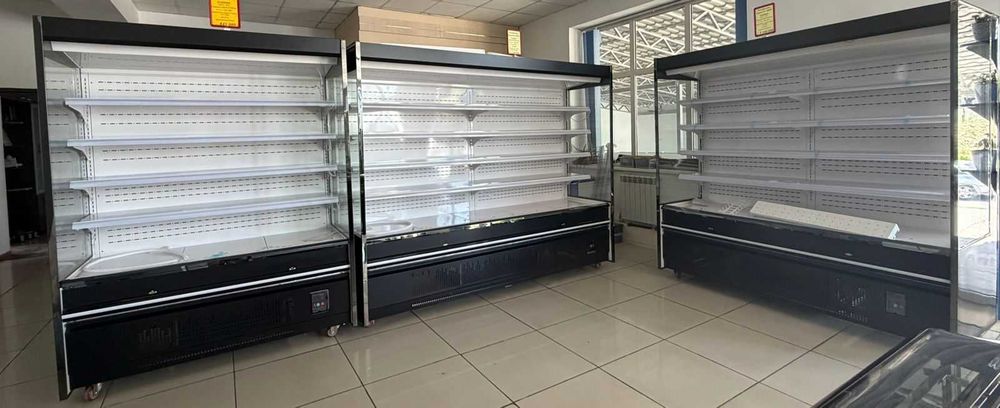 Холодильные горки со встроенным агрегатом — в наличии!