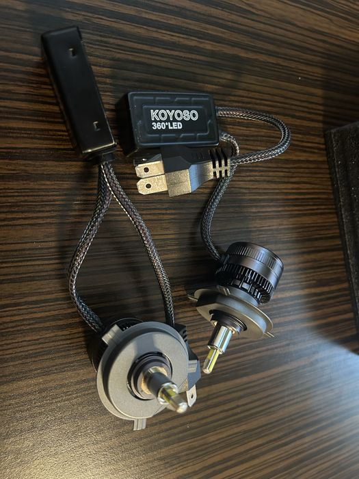 Becuri LED H4 KOYOSO 16000LM, 80W, 6500K, 360°, set 2 buc.