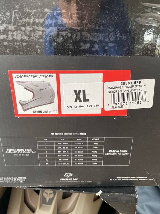 Каска Fox Rampage Comp-FullFace