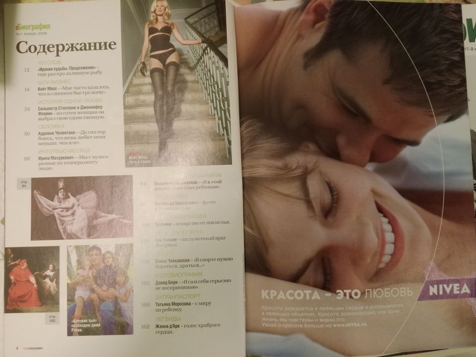 Актеры. Журналы Биография