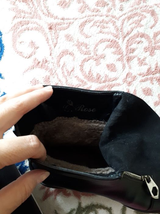 Осенний сапоги для женщины