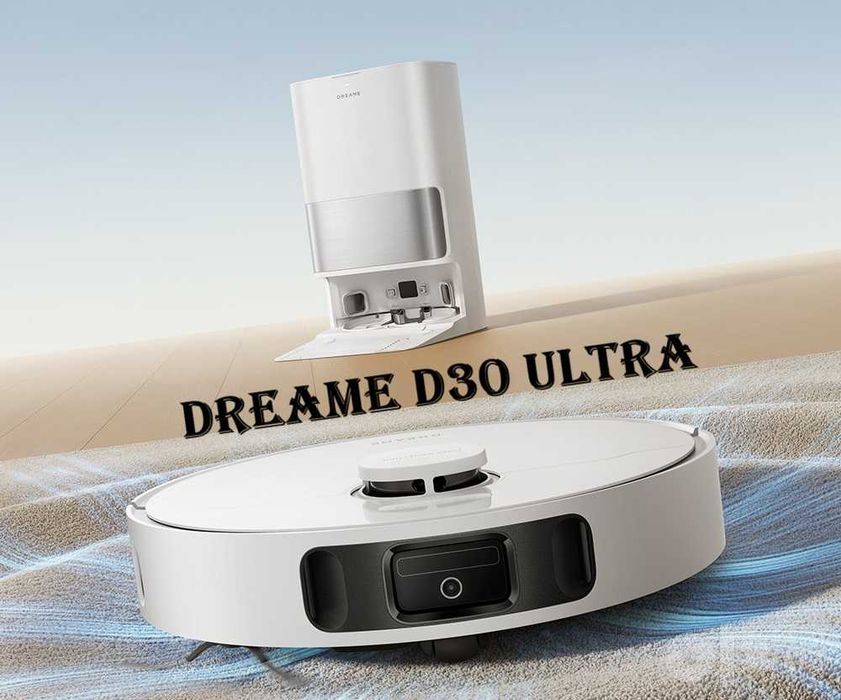 Робот пылесос новый Dreame D30 Ultra Белый