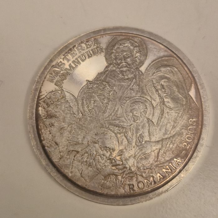 Monede argint 999.9 silver medalie  aur 8k