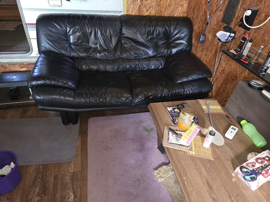 Холова Гарнитура естествена кожа