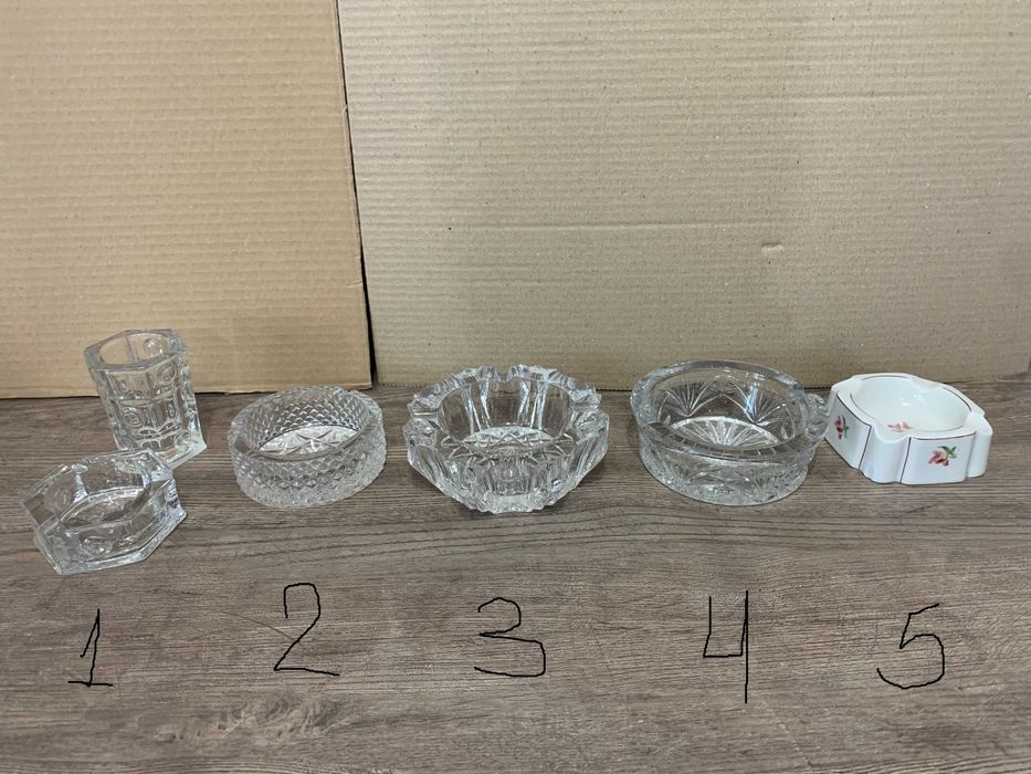 Пепелници - кристални, стъклени, порцеланов и керамичен