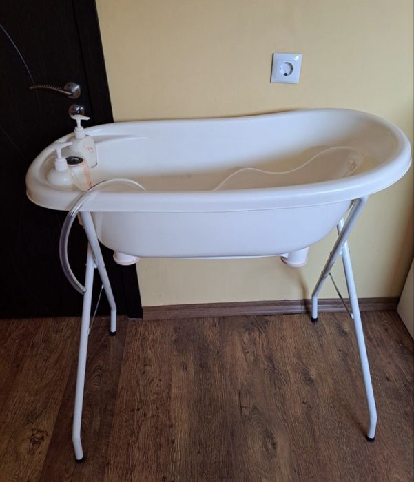 Детска вана със стойка Cangaroo Bubble розова