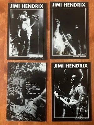 Lot de 4 cărți poștale Jimi Hendrix