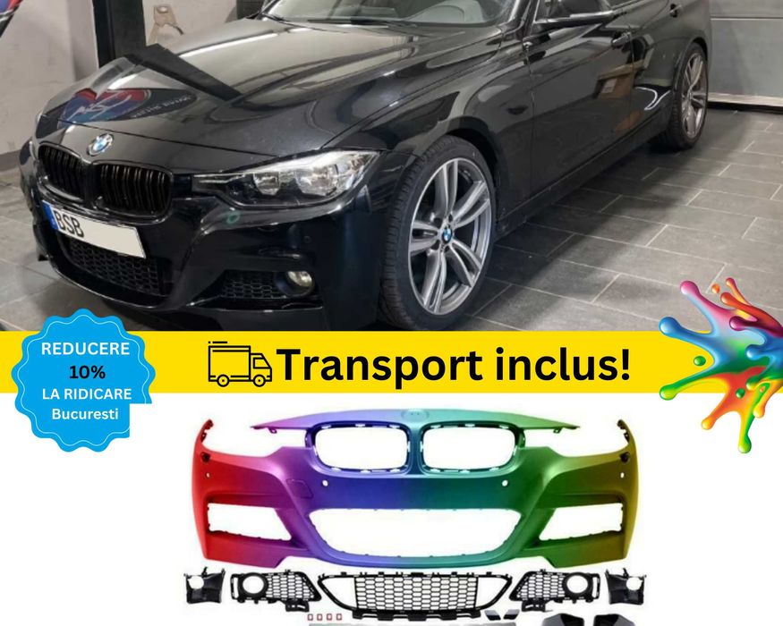 Bara fata M-Tech BMW Seria 3 F30 F31 Negru Gri Albastru Maro Rosu Alb