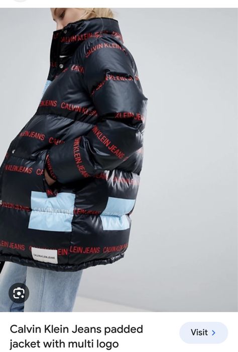 Geaca de iarna unisex CALVIN KLEIN Multi Logo masura M