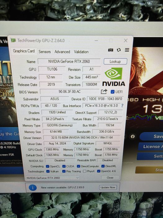 Sistem Desktop PC Gaming i5 10k gen 32g 512g nvme RTX2060 6g