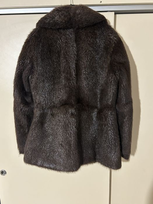 Палто естествен косъм