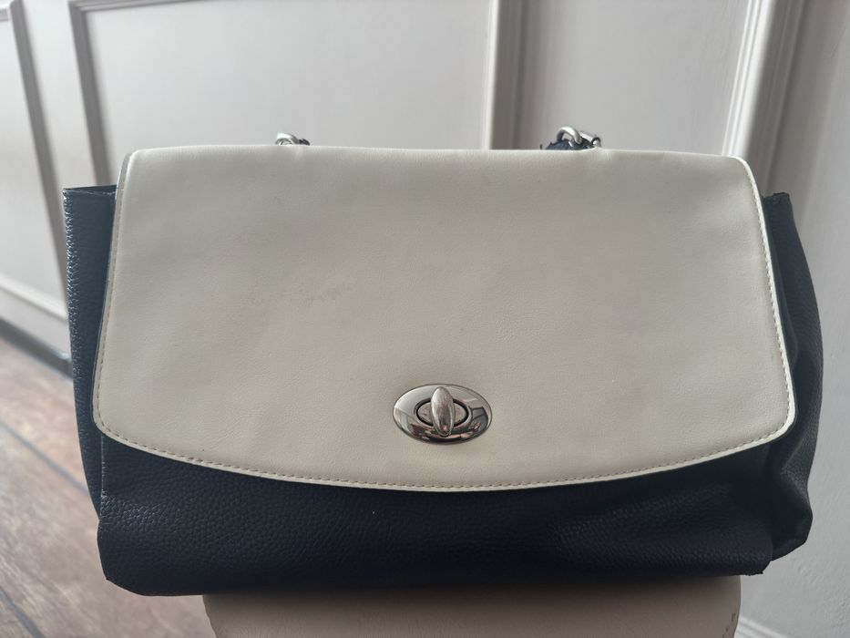 Кожанная сумка большая