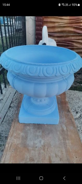 Ghiveci flori din praf de marmura