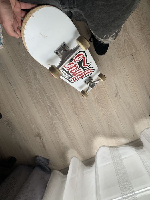 Skateboard Enuff Classic Logo White 7.75inch
