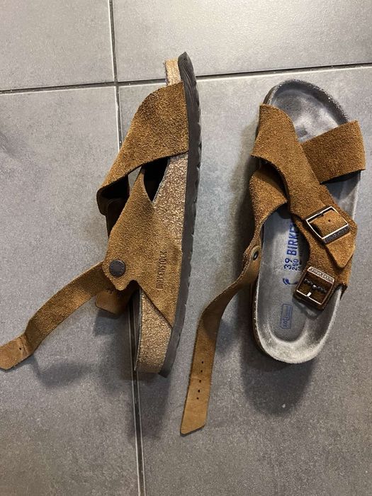 Дамски сандали Birkenstock 39 номер, велурени в много добро състояние