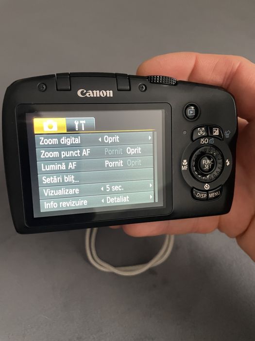 Camera Foto Digitala CANON PowerShot SX120 IS, PC1431 Black 10.0 MP 10X Optical Zoom