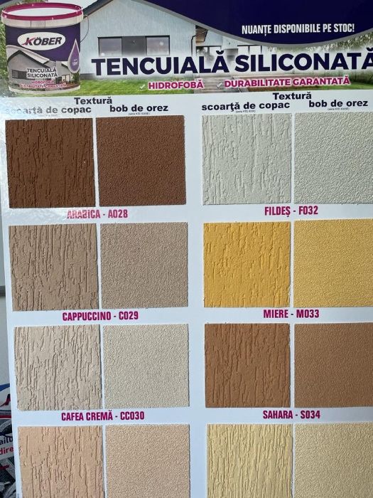 Tencuiala Decorativ Kober cu Silicon/  Carbon - Amorsa Gratuită!