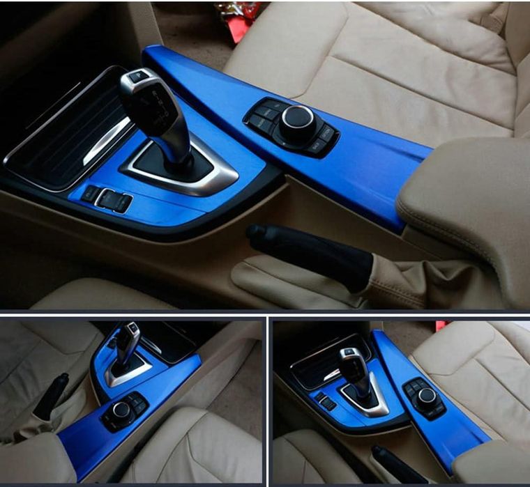 декоративно фолио wrap film series brushed ice blue синьо драскан ...