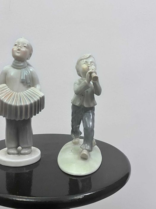 Set 2 statuete bibelouri germane MO Metzler & Ortloff bibelou portelan
