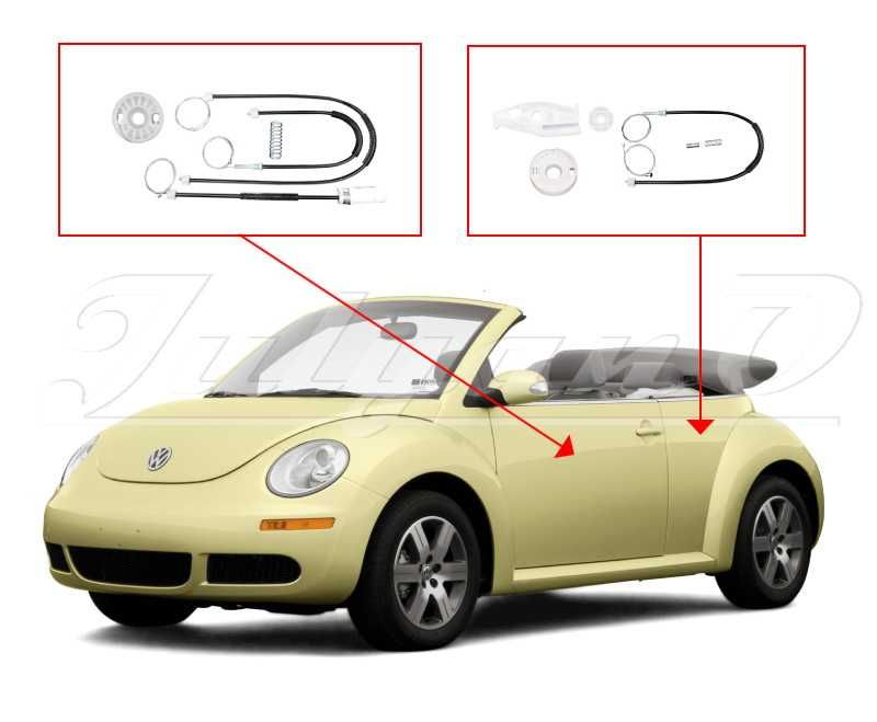 Ремонтен комплект за ел. машинка за стъкло за VW NEW BEETLE CABRIO