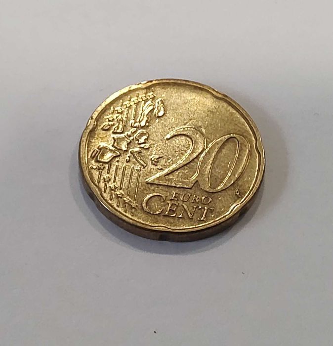 Monedă 20 Euro Cent 2001 - Beatrix Der Nederlanden - Regina Beatrix
