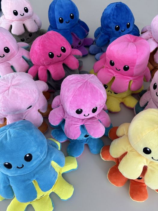 Плюшена Играчка Октопод с Две Лица