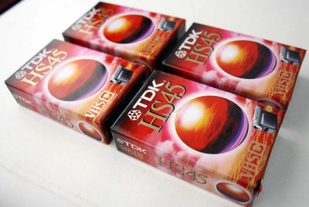 Set 3 mini-casete video TDK HS 45 - Made in Japan - sigilate !