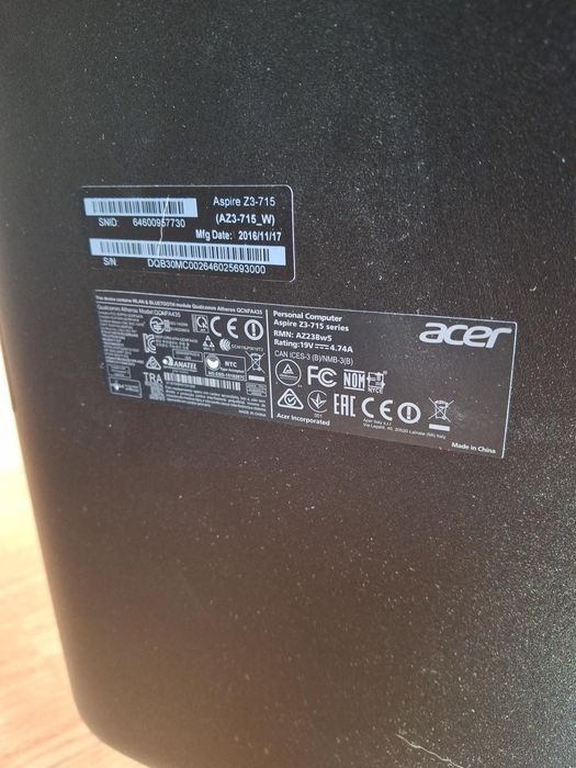 Моноблок Acer Aspire Z3-715