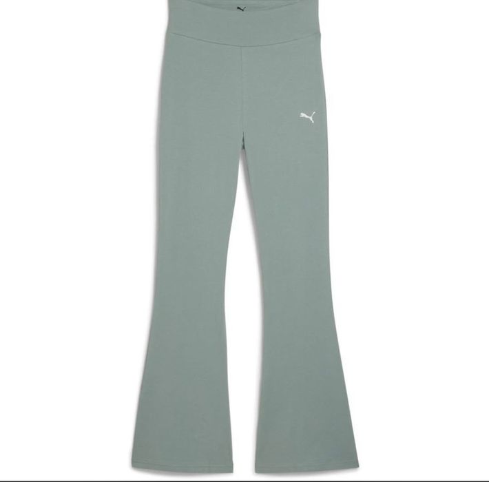 Разкроен клин Puma в цвят пистачо