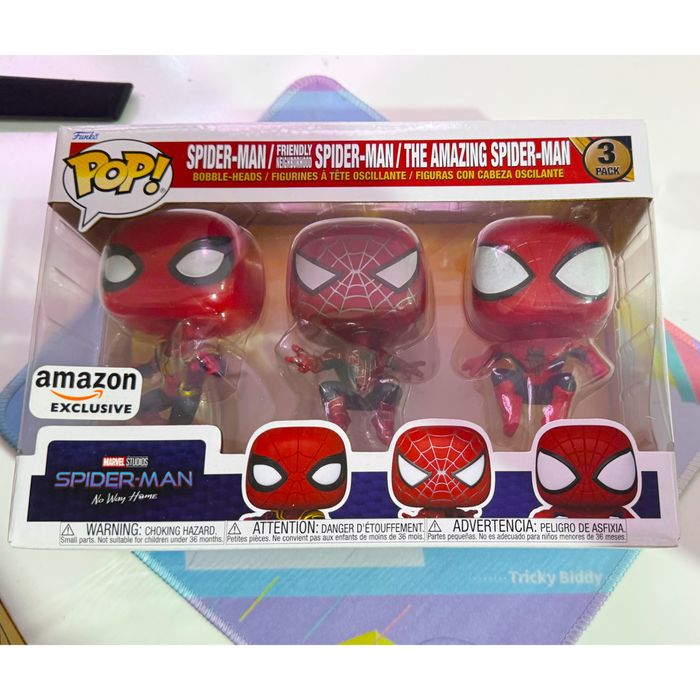 Funko Pop! Marvel: Spider-Man: No Way Home 3в1 Оригинал Человек Паук