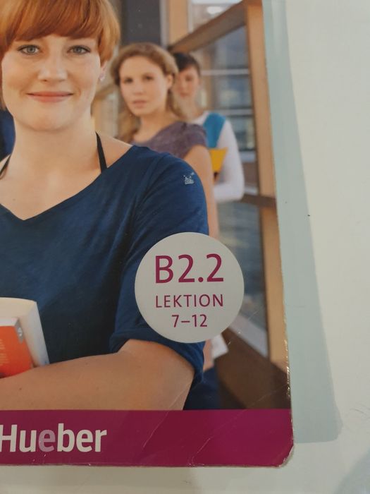 Учебник - тетрадка по немски език  Sicher  B 2.2  7-12 клас.