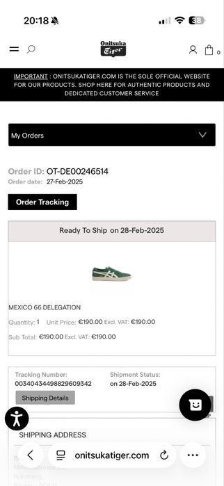 Onitsuka Tiger Mexico 66 Delegation