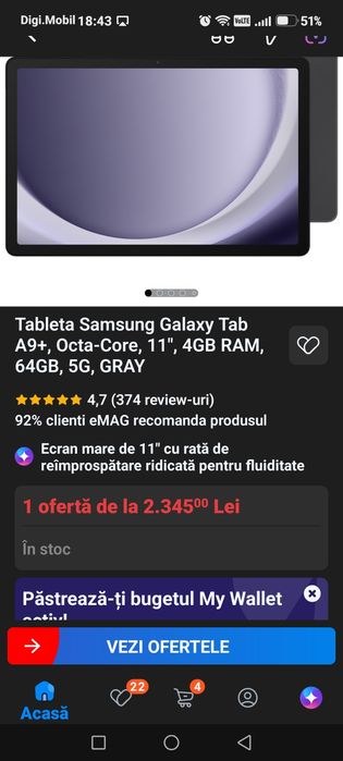 Samsung Galaxy Tab A9+ 5G