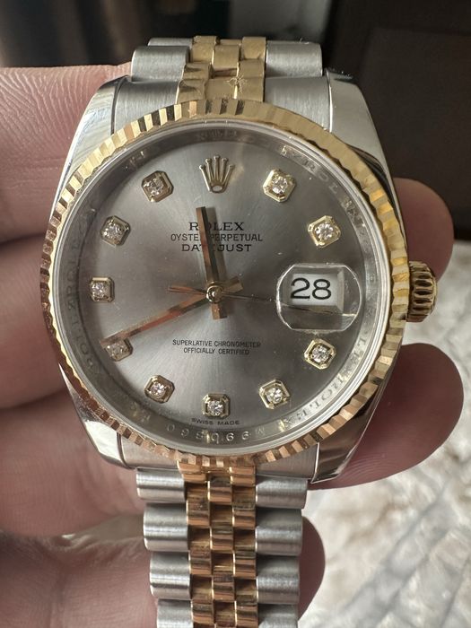 Rolex dama cu diamante