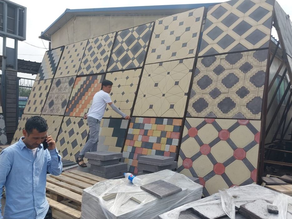 Укладка брусчатка