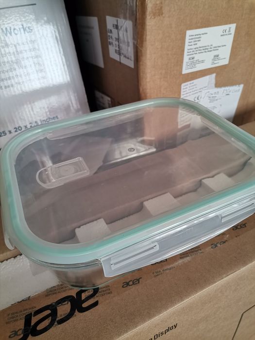 Комплект контейнери за храна от стъкло без BPA, подходящи за микровълн