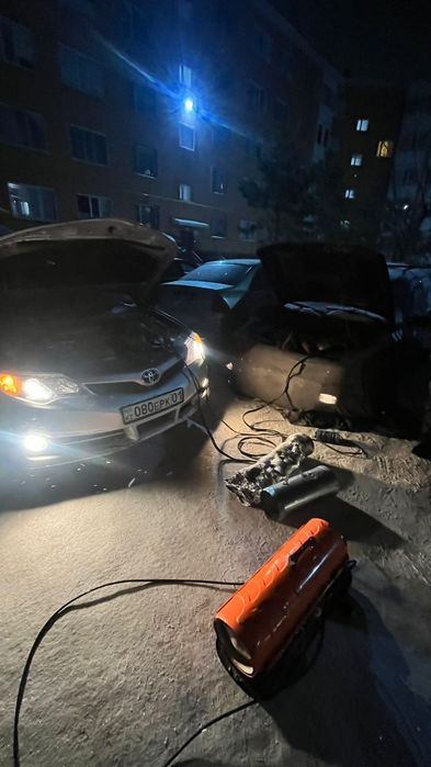 Отогрев авто прикурить авто