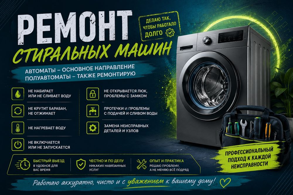 Ремонт стиральных машин