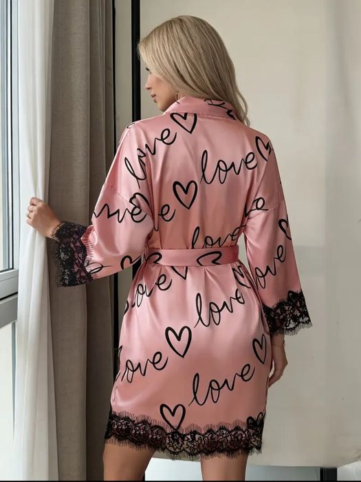 Халат сатенен. .