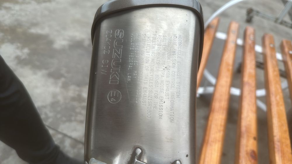 Suzuki Gsx-s 1000 изпускателна система