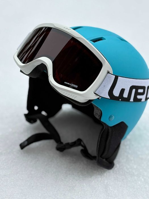 Casca schi copii WEDZE si ochelari