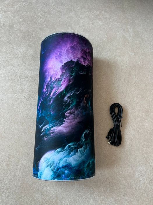 Mousepad, iluminare RGB, anti-alunecare, 80x30 cm