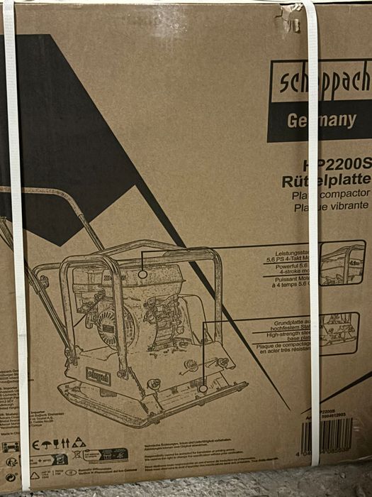 Talpa compactoare 102kg Scheppach