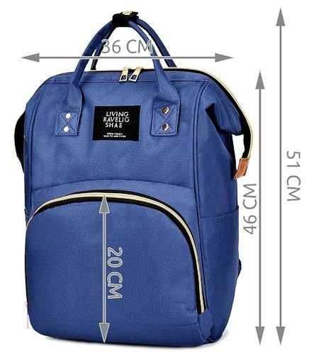 Дамска чанта раница ВОДОУСТОЙЧИВА за детска количка път разходка 30л.