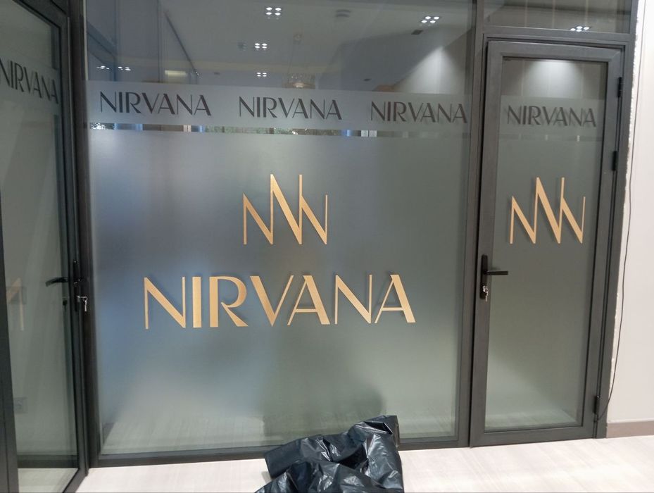 Тонировка матовый туманка рекламный самоклейка офис ва барча ойналарга