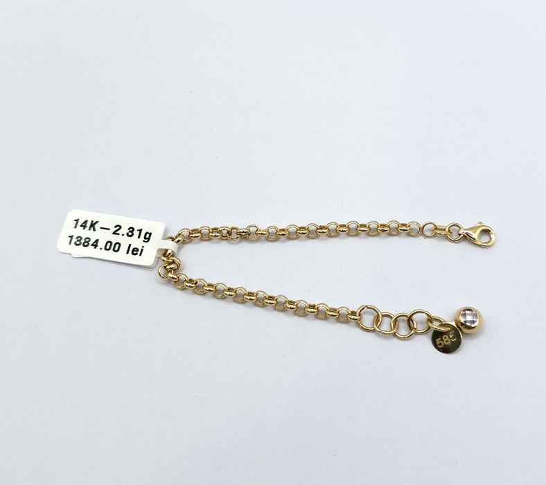 Bijuteria Royal bratara din aur 14k 2.31 gr