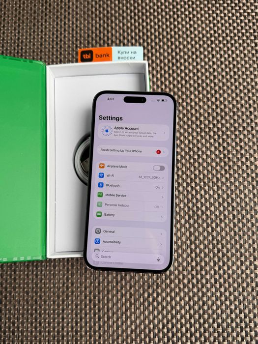 КАТО НОВ! iPhone 14 Pro MAX Лизинг от 16€/мес deep purple лилав 128Gb