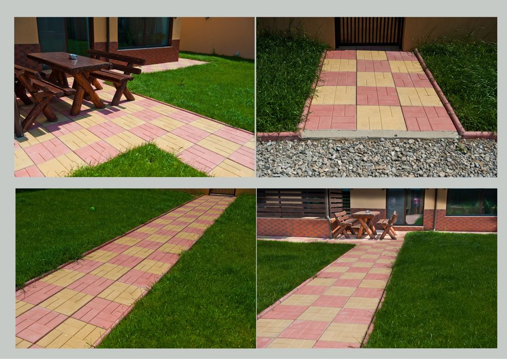 Pavaj borduri pavele pentru gradina si piscina. Montaj pavaj